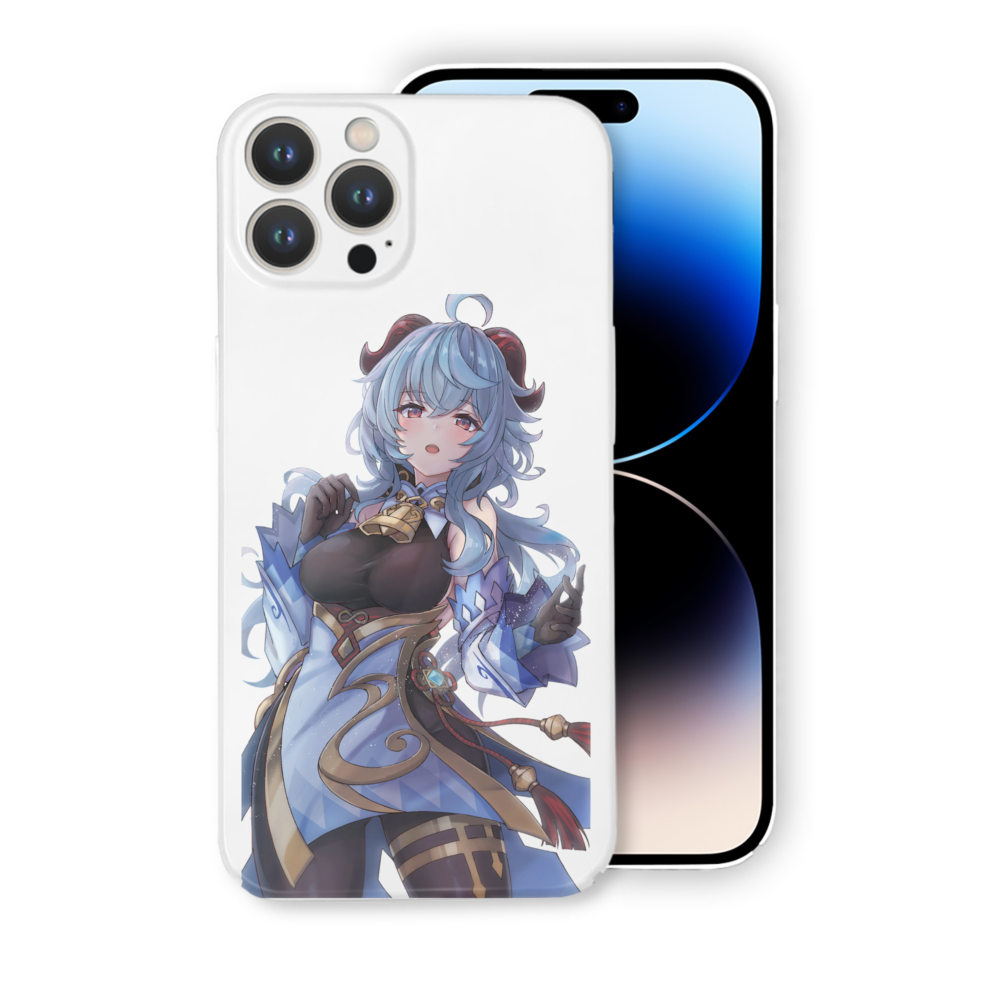 げんし神 甘雨 かんう genshin Ganyu 【iPhone 14シリーズ対応】ハードケース